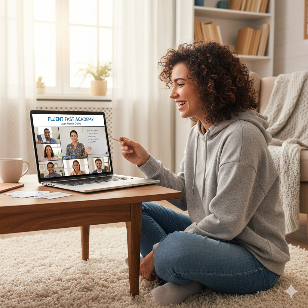 French courses online at fluent fast